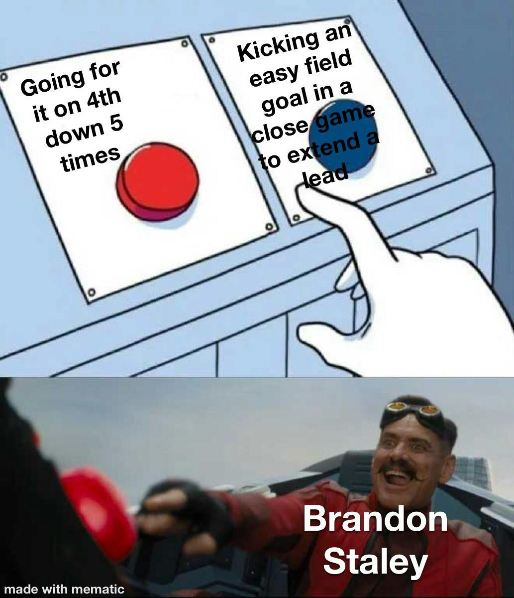 Brandon Staley sucks. Decentralized team ownership fixes this!